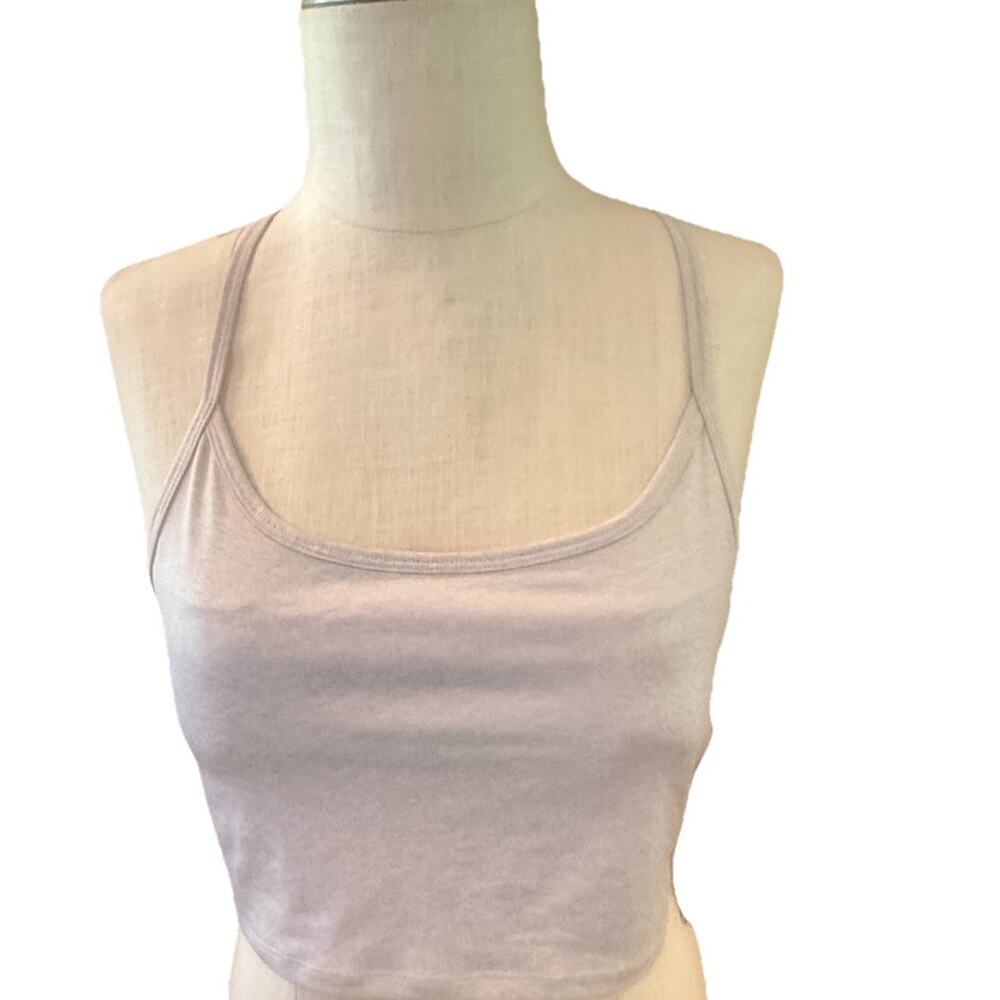 Harmony Balance Cropped Tank Top Women’s Large Heather Gray Yoga Gym NWT - Picture 9 of 9